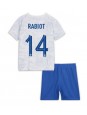 Billige Frankrike Adrien Rabiot #14 Bortedraktsett Barn VM 2022 Kortermet (+ Korte bukser)